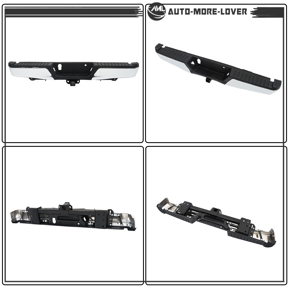 For Ford F-150 2015 2016-2020 2019 Rear Step Bumper Assembly Chrome W/ Max Tow