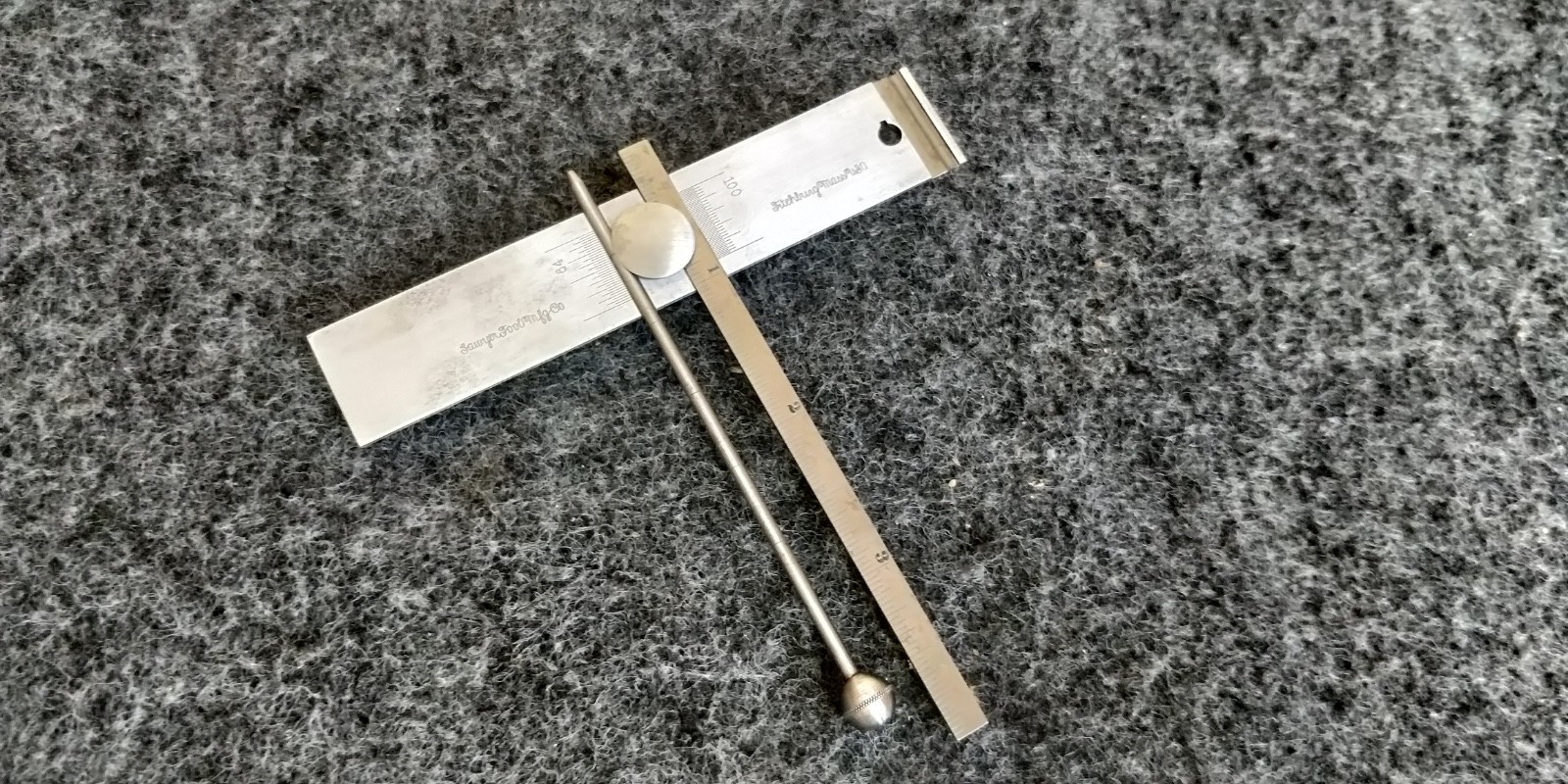 ANTIQUE Sawyer #57 Depth Gage machinist tool GREAT Condition