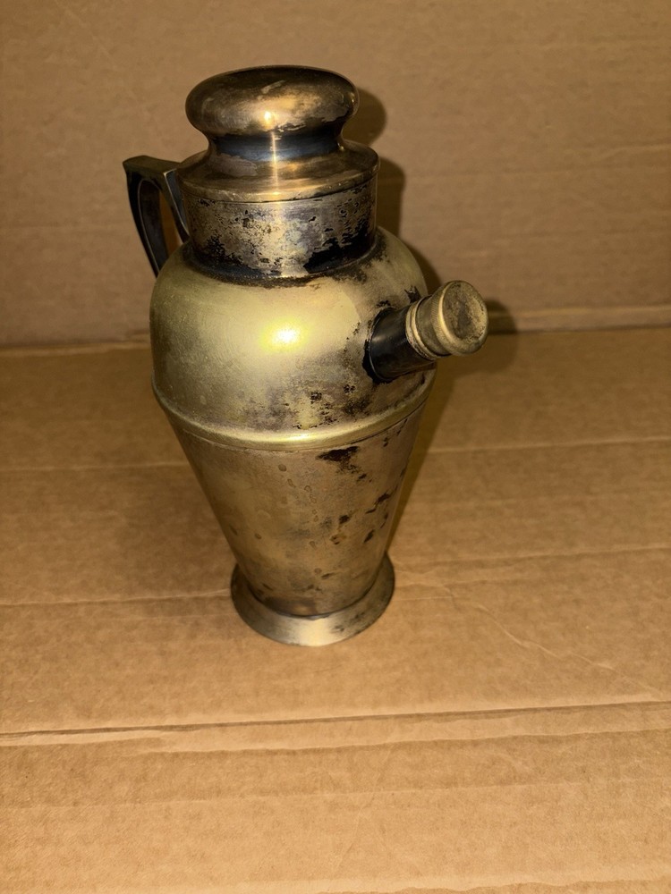 Vintage Bernard Rice’s Son Apollo EPNS 4348 Silver Plate Cocktail Shaker Pitcher