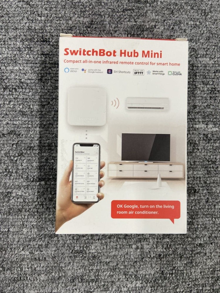 SwitchBot Hub Mini Smart Remote - IR Blaster, Link SwitchBot to Wi-Fi (Suppor...