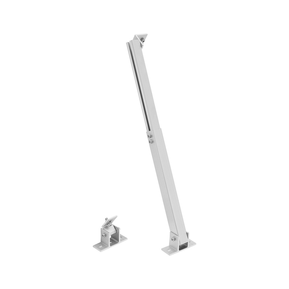 2-Pack Adjustable Solar Panel Mounting Brackets for RVs, Roofs, and Floors