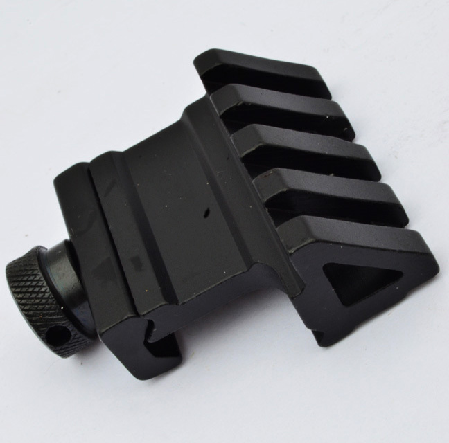 Angle 45 Degree Reflex Back Up Sight Mount Offset Picatinny Quick Screw Release