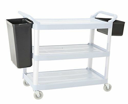 Refuse and Silverware Bin Set, Cart Refuse Bin, Bus Cart Silverware Bin