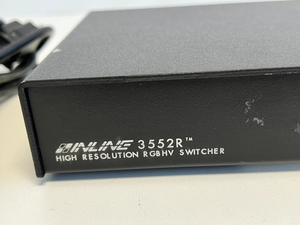 Shelf1: INLINE 3552R HIGH RESOLUTION RGBHV SWITCHER