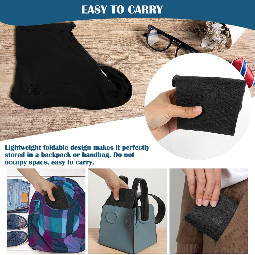 Anti-slip Rubber Shoe Covers Reusable Rain Snow Boot Waterproof Shoes Protector