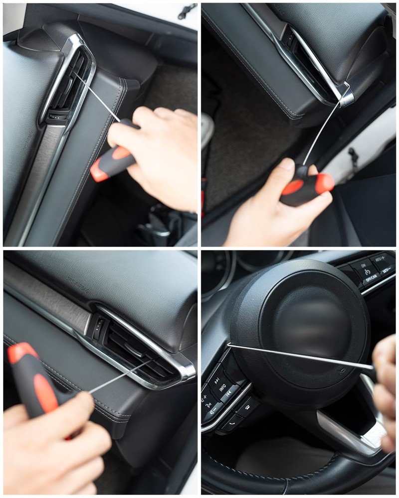ROTATION 2-Piece Instrument Cluster Removal Tool – Dashboard Pulling Hooks Se...