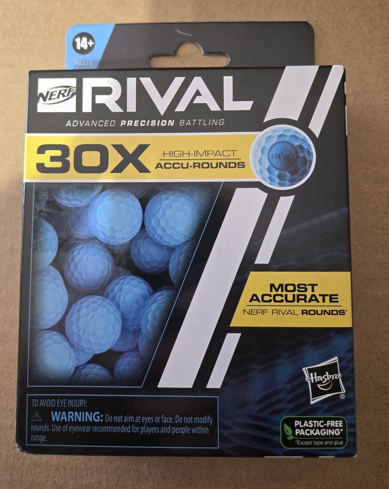 Nerf Rival 30X High-Impact Accu-Rounds Refill Ammo Advanced Precision - NEW