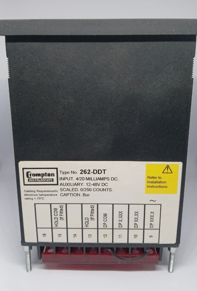 Crompton LED DIGITAL PANEL INDICATORS METERS 262-DDTW-HGRS-42-DP