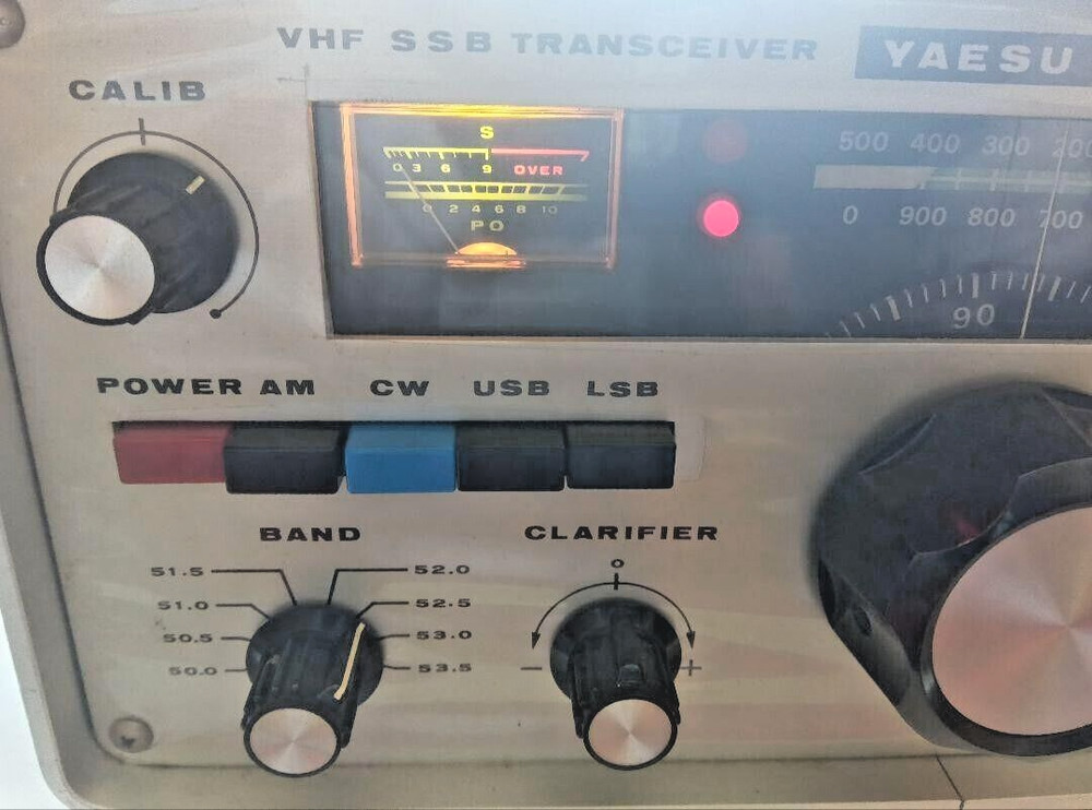 YAESU FT-620 6m band dedicated transceiver with box Ham radio Power-confirmed