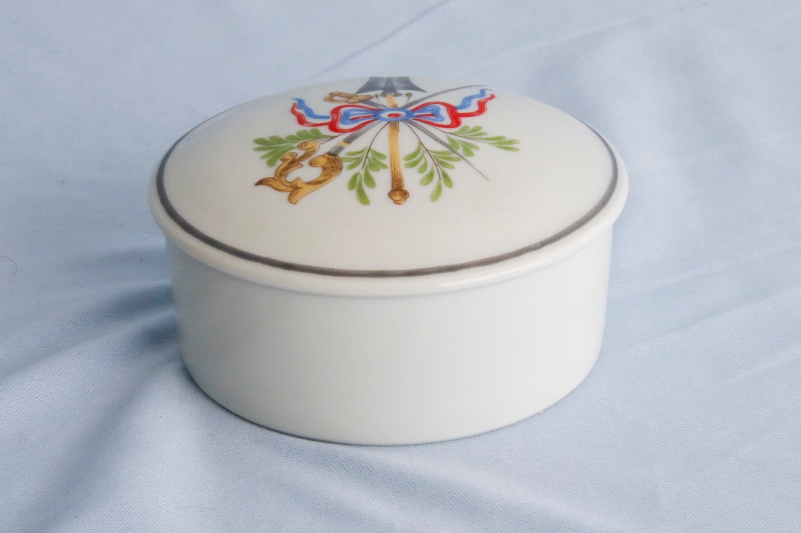 Lancome Limoges Porcelain French Revolution Bicentennial Lidded Box 1989