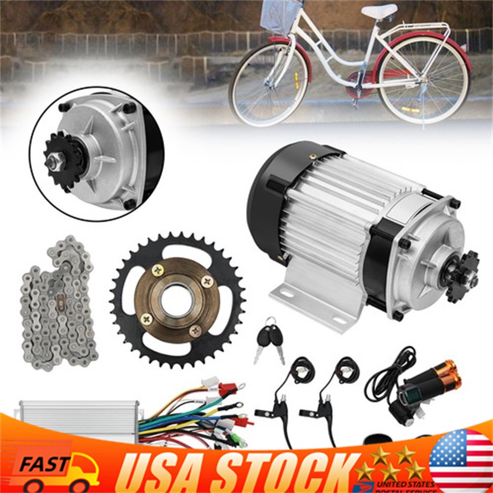 48V Tricycle Electric Conversion Kit Brushless Geared Motor Kit Motor Controller