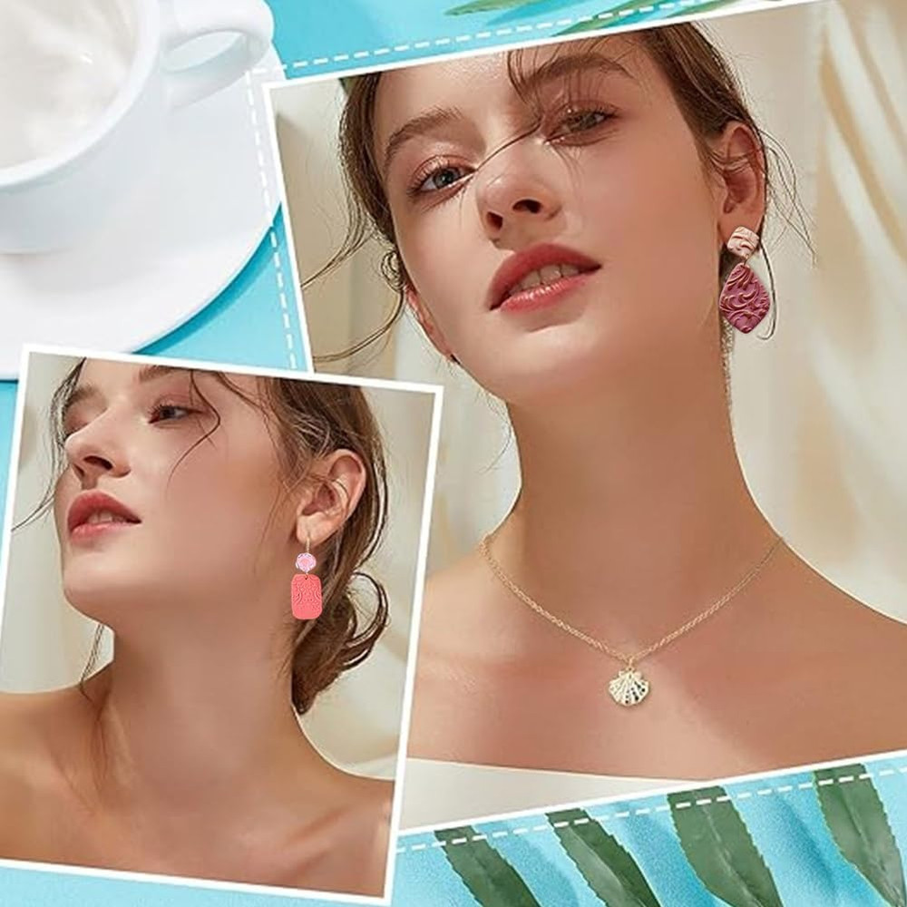 Polymer Clay Texture Roller Clay Earring Molds Polymers Clay Texture Sheets Poly