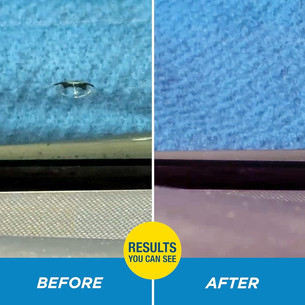 600001 Windshield Repair Kit - Quick and Easy Durable Resin Based Windshield Rep