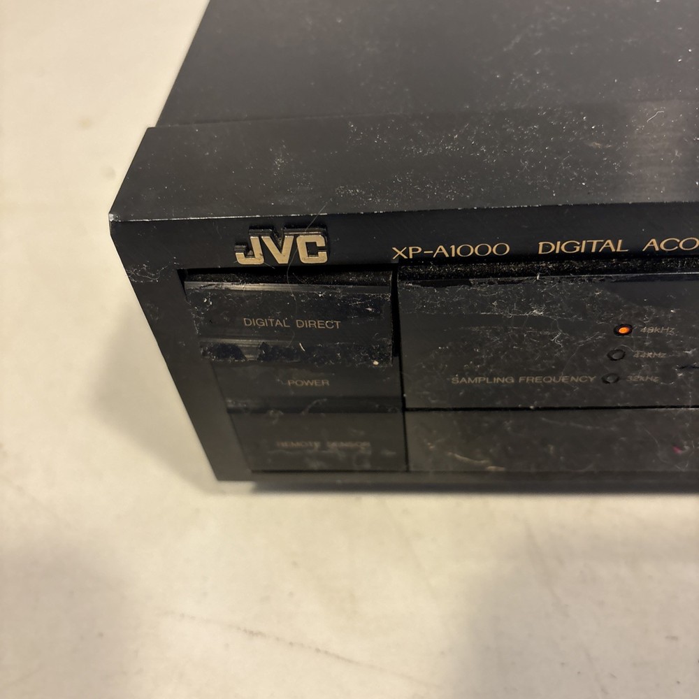 JVC XP-A1000 Digital Acoustics Processor -Works But Has Adhesive On Front -READ!