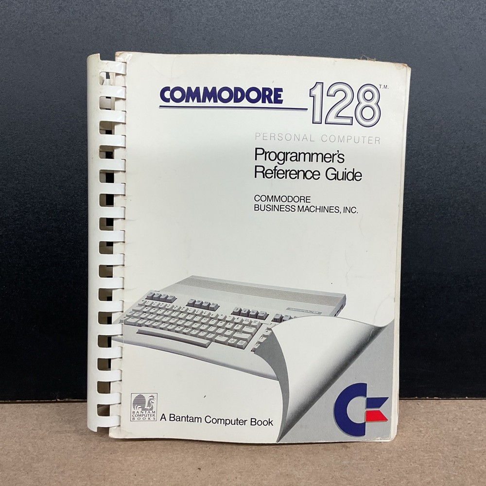 Vintage Commodore 128 Personal Computer Programmer’s Reference Guide 34378-5