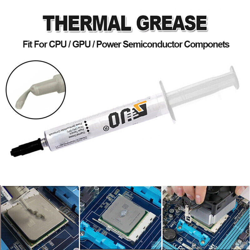 (1PCS) Tub Silver Thermal Paste High Performance Heatsink Compound CPU GPU LED