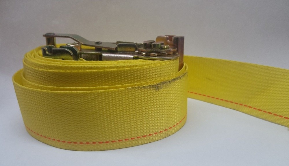 GPD LCL212-E Ratchet Logistic Cargo Strap with Spring E Track 2" x 12"