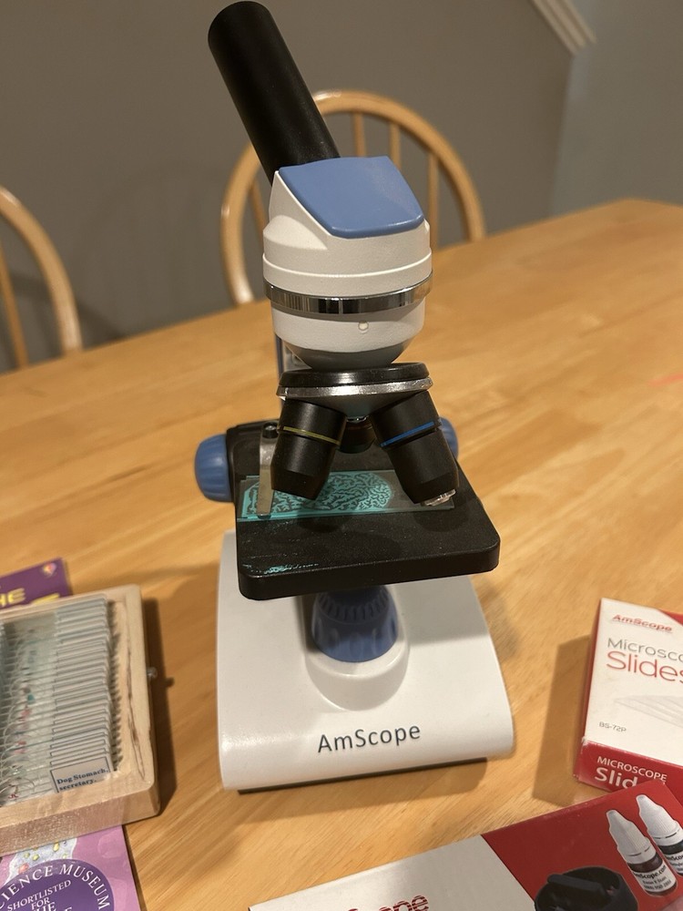 Amfar Microscope And Slides