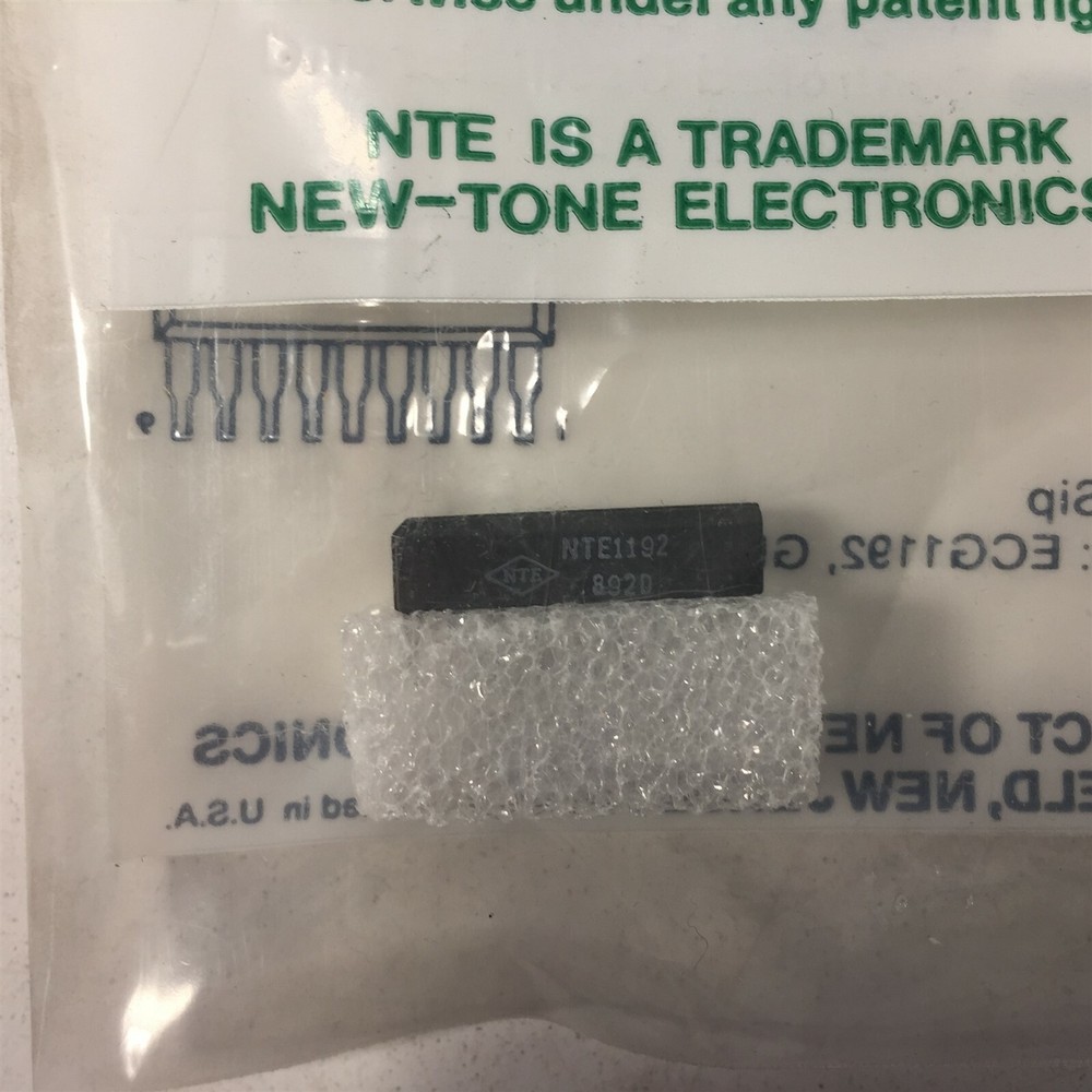 (1) NTE NTE1192 Integrated Circuit VCO for Phase Lock Loop (PLL)