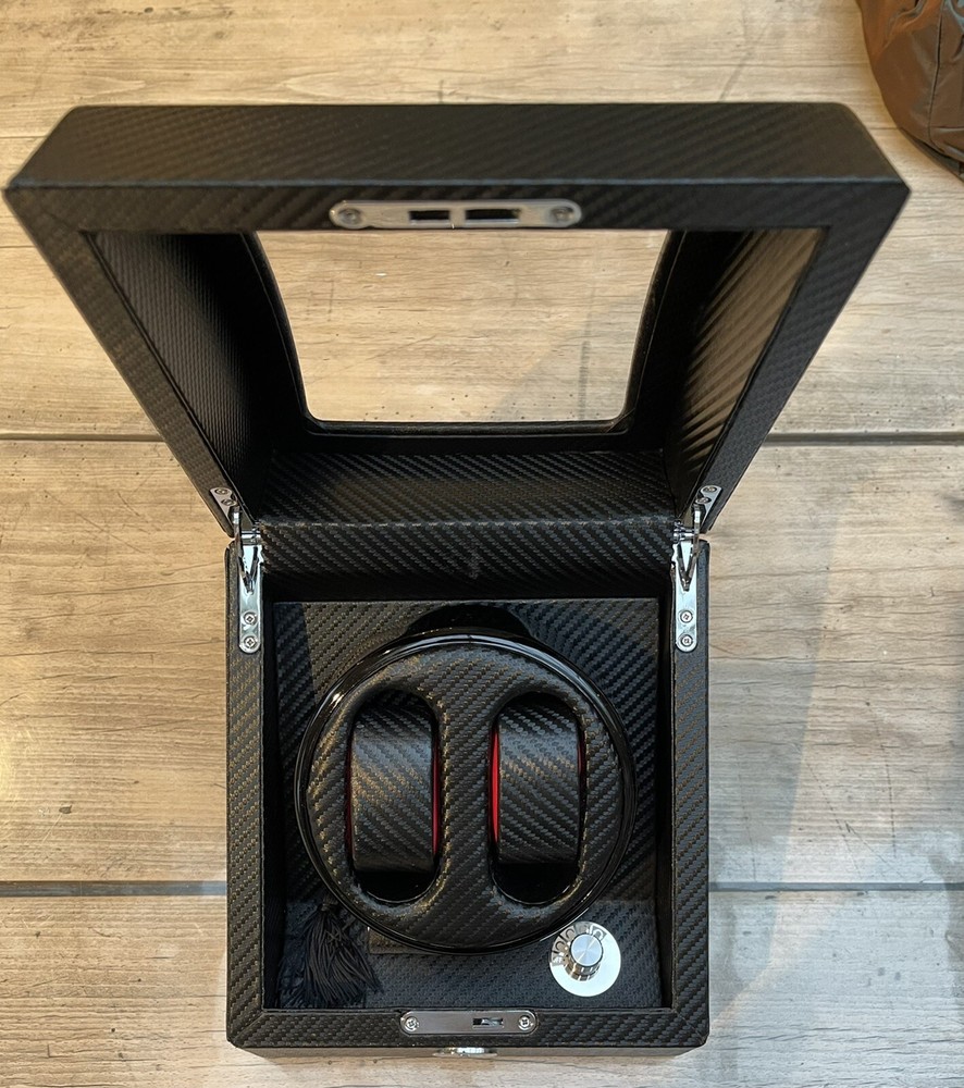 Double Automatic Key Lockable Watch Winder