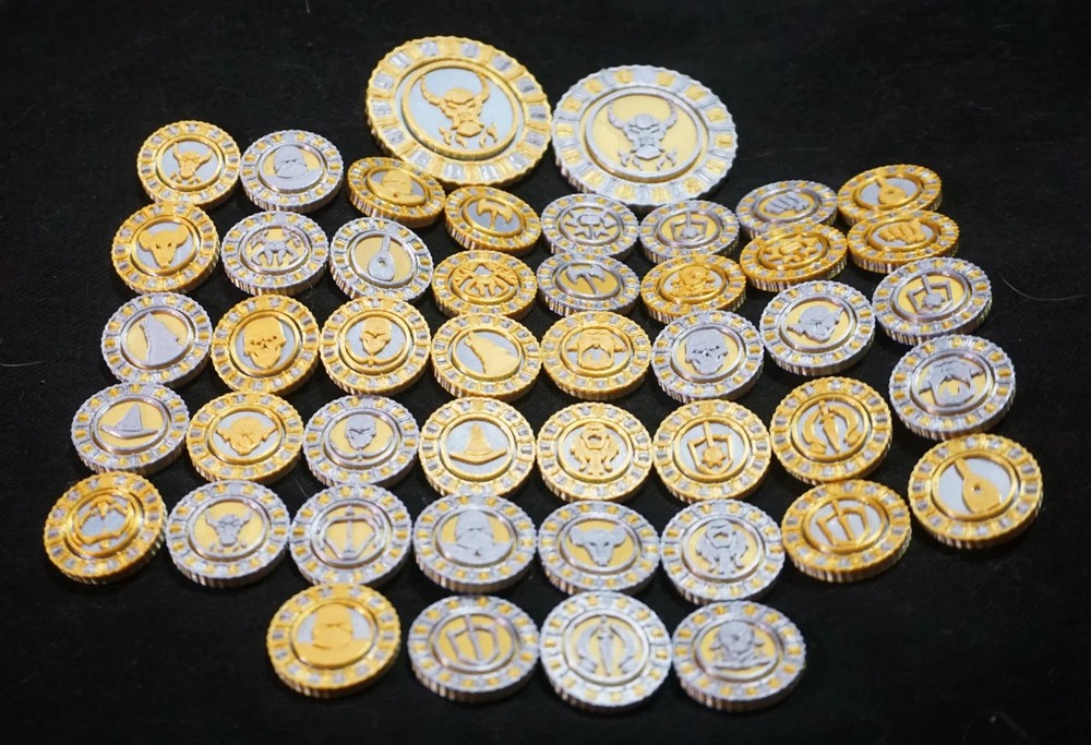 46-piece Tabletop Encounter Tokens with Carry Case