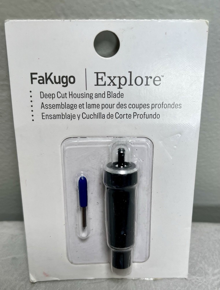 FaKugo Explore Deep Cut Housing and Blade Cutting Tool Compatible Cricut New