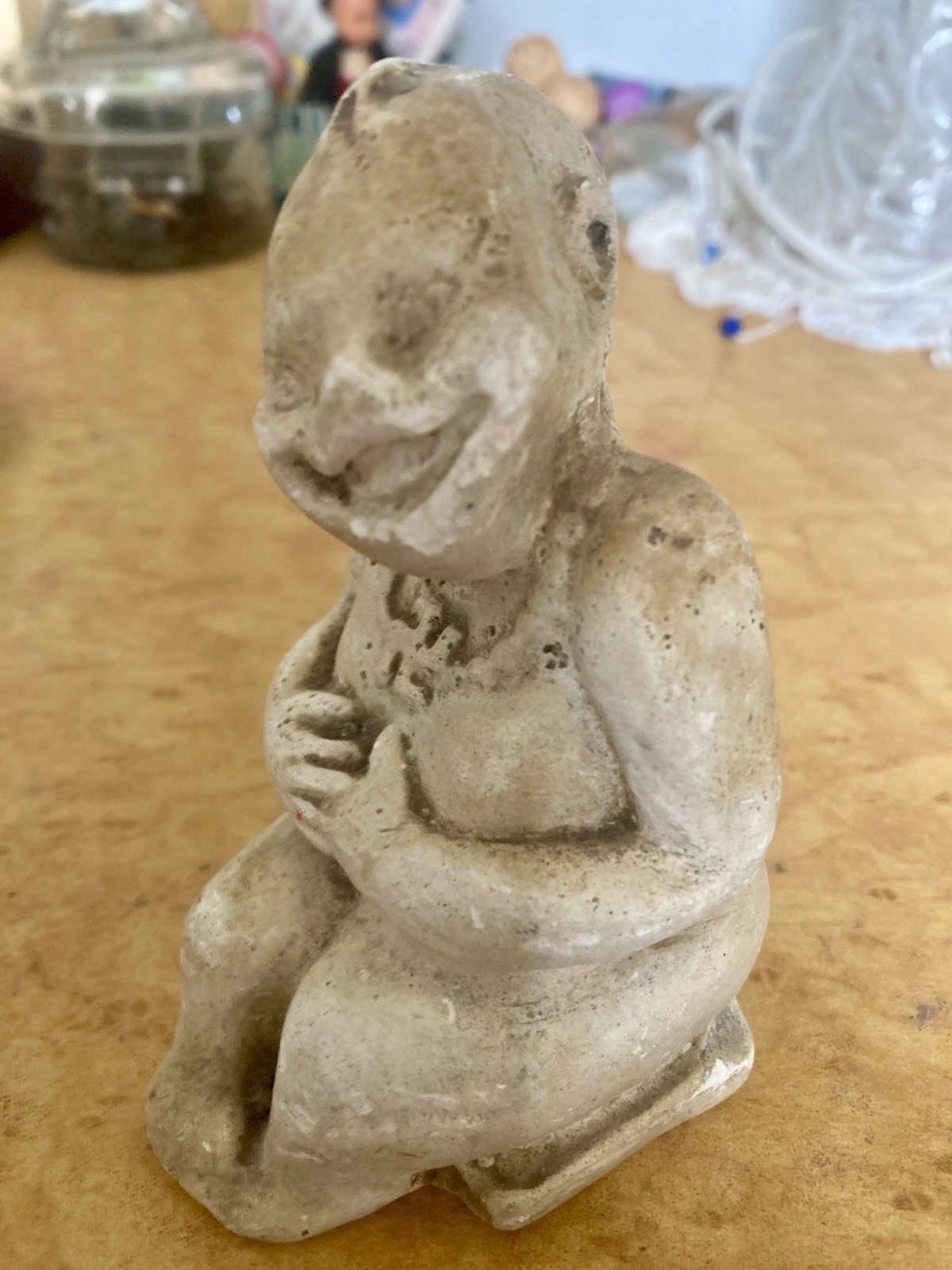 Ntadi superb stone figure statue