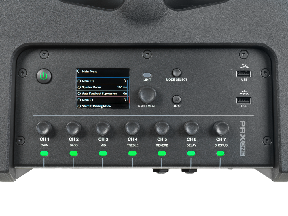 JBL PRX One Powered Active Loudspeaker - Portable Line Array- Live Sound (One)