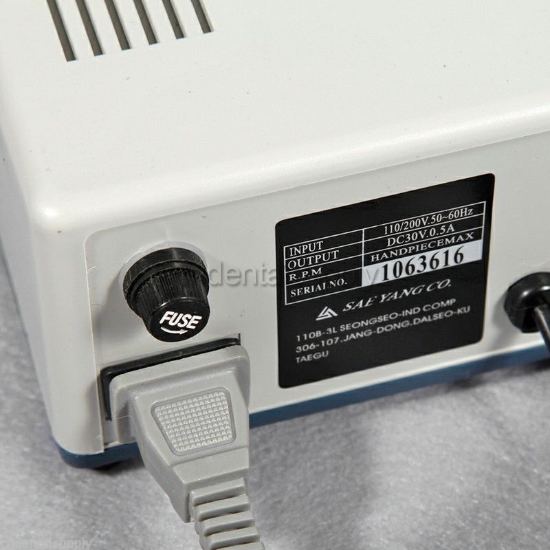 Dental Lab Marathon Electric Micromotor Polishing Unit + 35K rpm Motor Handpiece