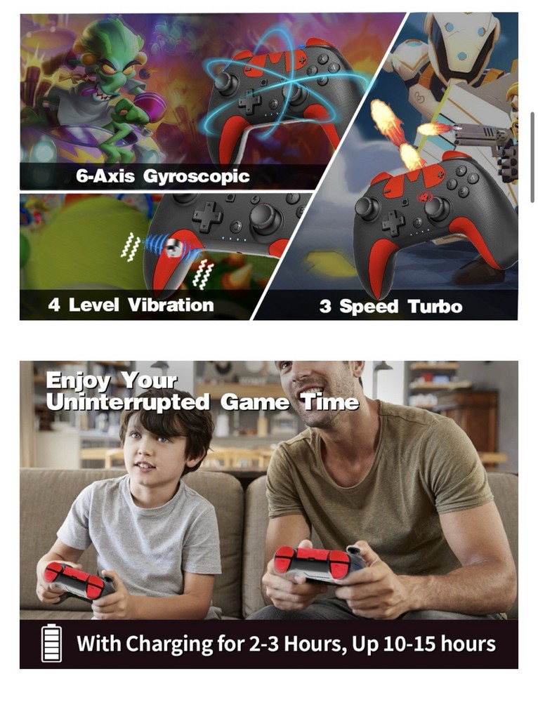 pedroshaw Wireless Swtich Controller,Wake up