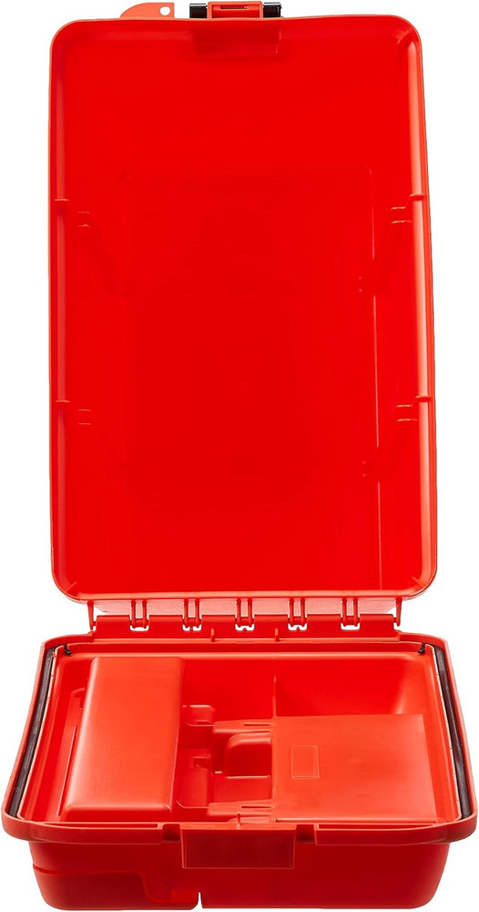Extra Large Dry Storage Box with Tray Orange