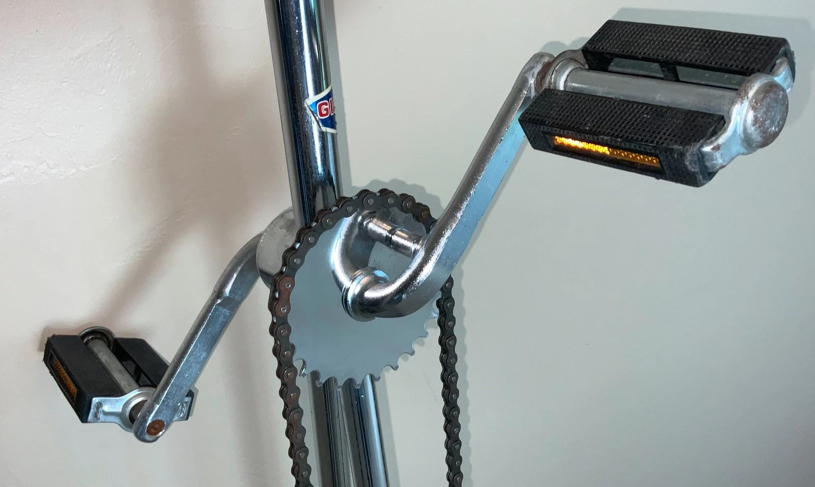 VIDEO! 5/6 ft Schwinn Giraffe Unicycle Chrome Nimbus Performers Circus Monowheel