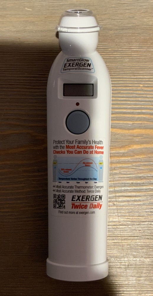 🍏 Exergen Temporal Artery Thermometer,Distressed Box 🆕