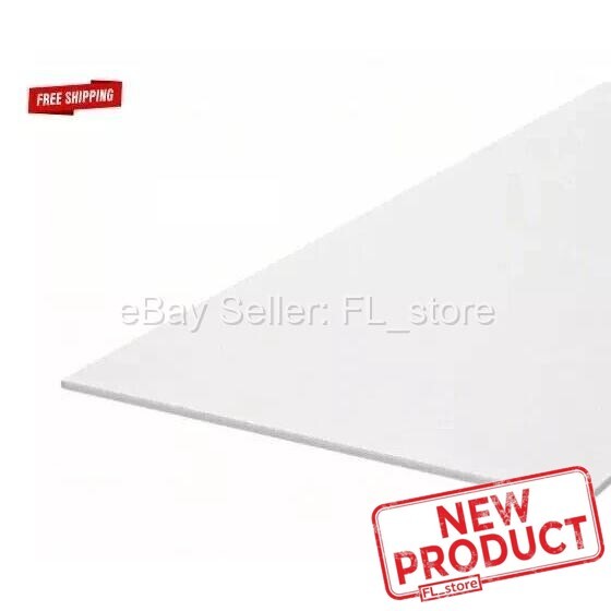 Plastic Sheet 1/8 Thick x 48" L X 24" High Density Polyethylene Off-White HDPE