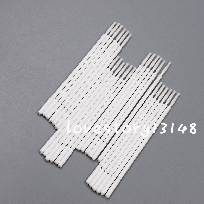 Dental Disposable Micro Brush Bendable Applicator Tips Long Cylidner Stick