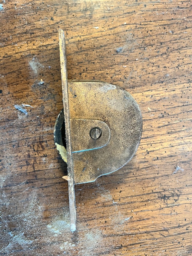 Window sash pulley-solid brass, quantity 13