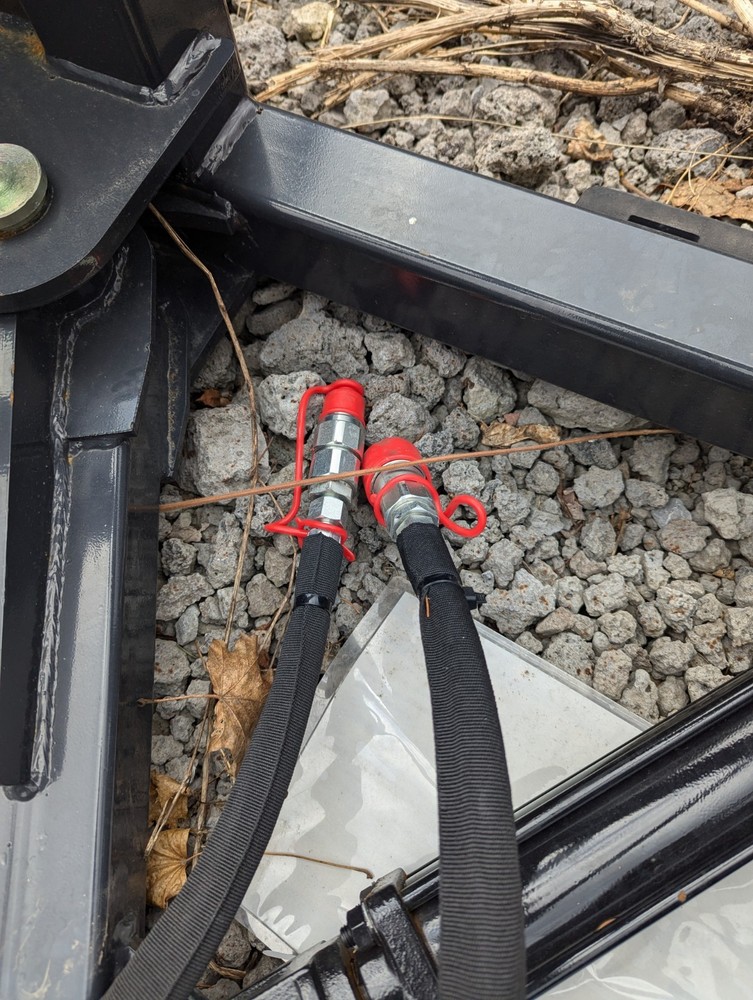 Skid Steer Tree and Post Puller Attachment Land Honor Skidsteer