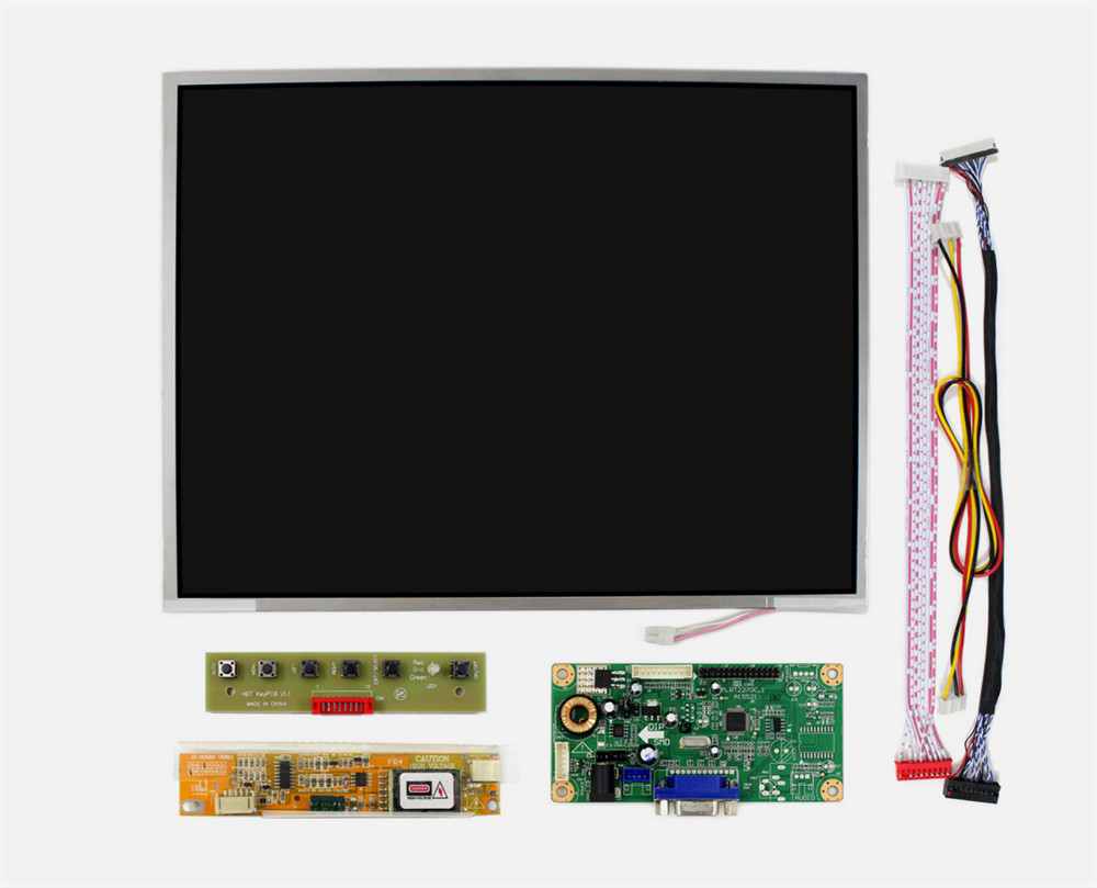 VGA LCD Controller Board With 12.1" 800*600 LCD Screen 4:3