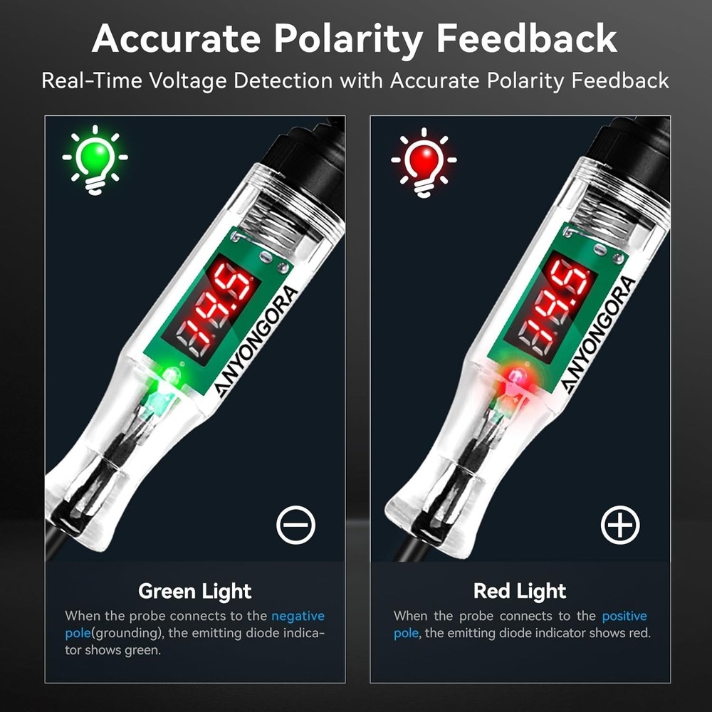 Professional Quality Light for Efficient Voltage Readings in Any Condition