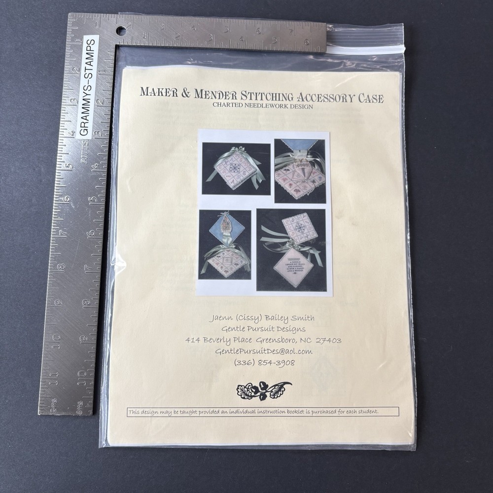 Maker & Mender Stitching Accessory Case Pattern Gentle Pursuit Designs