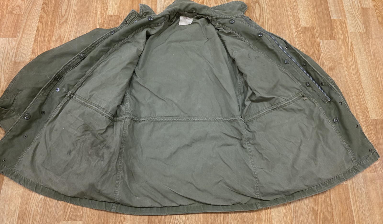 Vintage US Army M-51 Military Field Coat Jacket Korean War Vietnam Era Small Reg