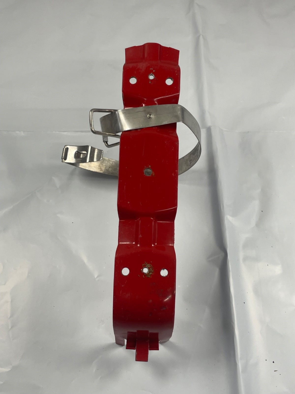 10" Fire Extinguisher Bottle Bracket , mount to seat pulled from ex state truck