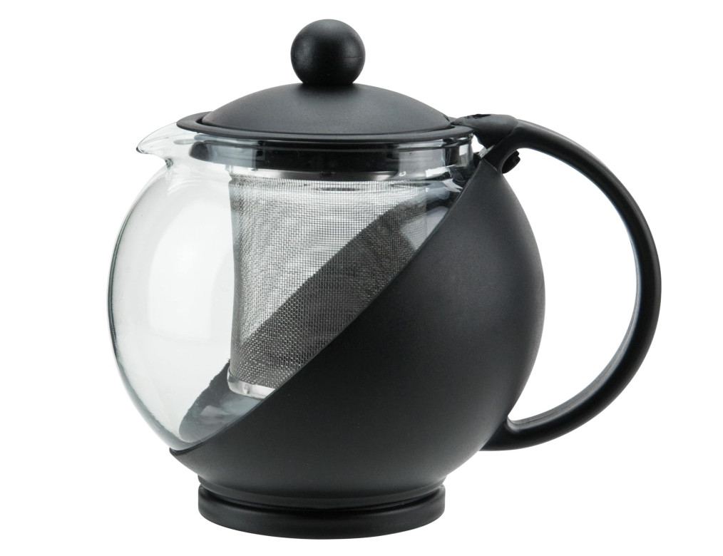 25 oz Tempered Glass Teapot Hot Tea Maker with Stainless Steel Infuser