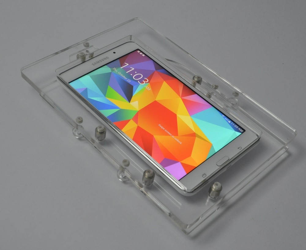 Samsung Galaxy 7" TAB 7.0 A E 3 4 LITE Tablet  Acrylic Security Wall Mount Kit