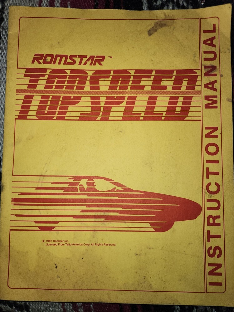 Top Speed Arcade Manual