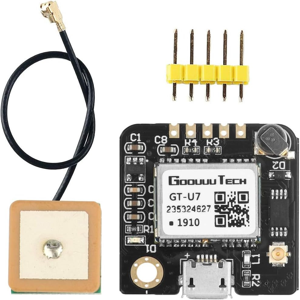 2Pcs GT-U7 GPS Module, High Sensitivity, Low Power Consumption, Compatible with