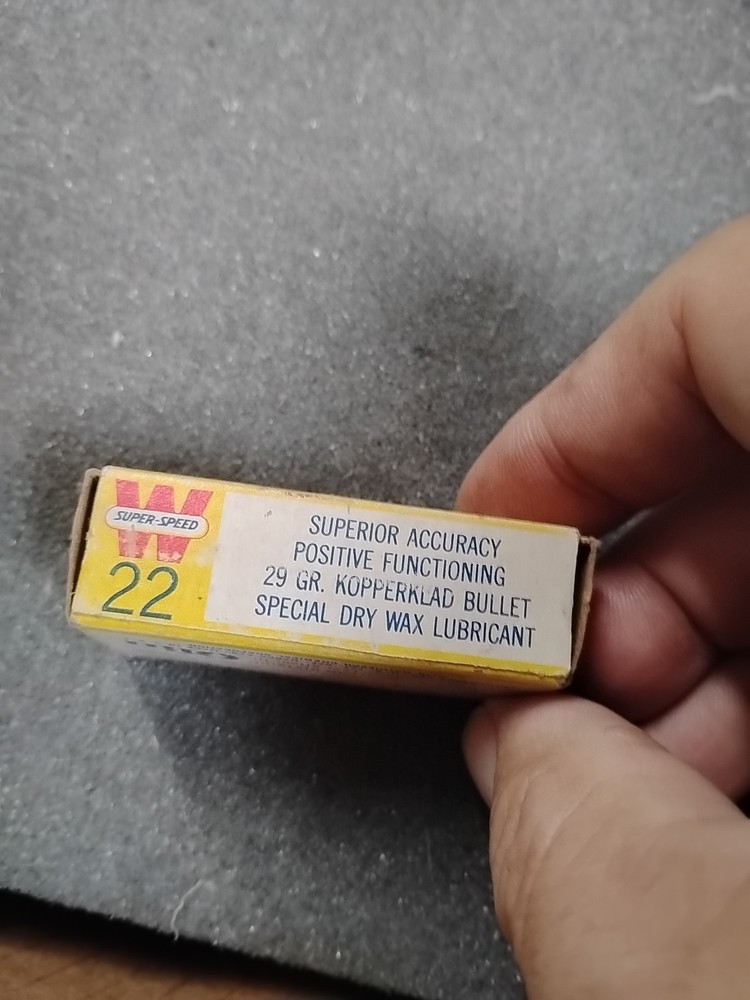 Winchester Super Speed 22 Short Empty Box