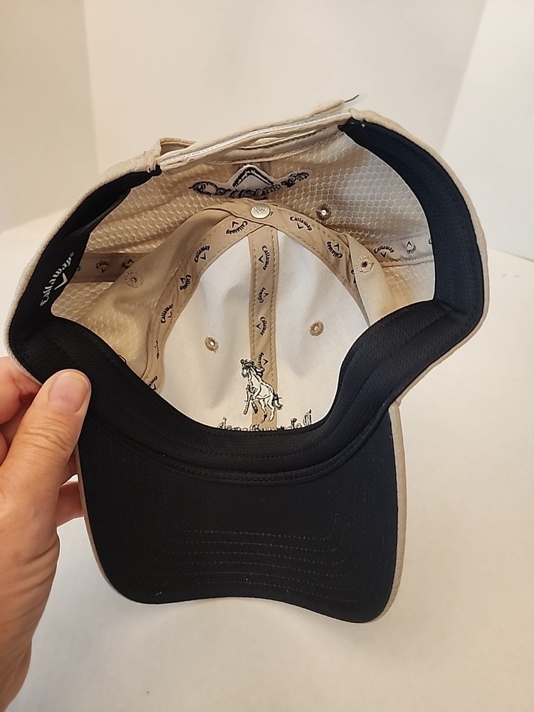 NEW! Callaway Perfomance Pro Beige Adjustable Golf Hat/Cap Soft Has Tags. 🧢