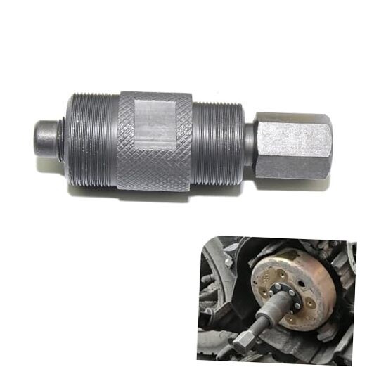 Flywheel Puller, Rotating Thread-on Rust-proof Stator Removal Tool, Motorcycle