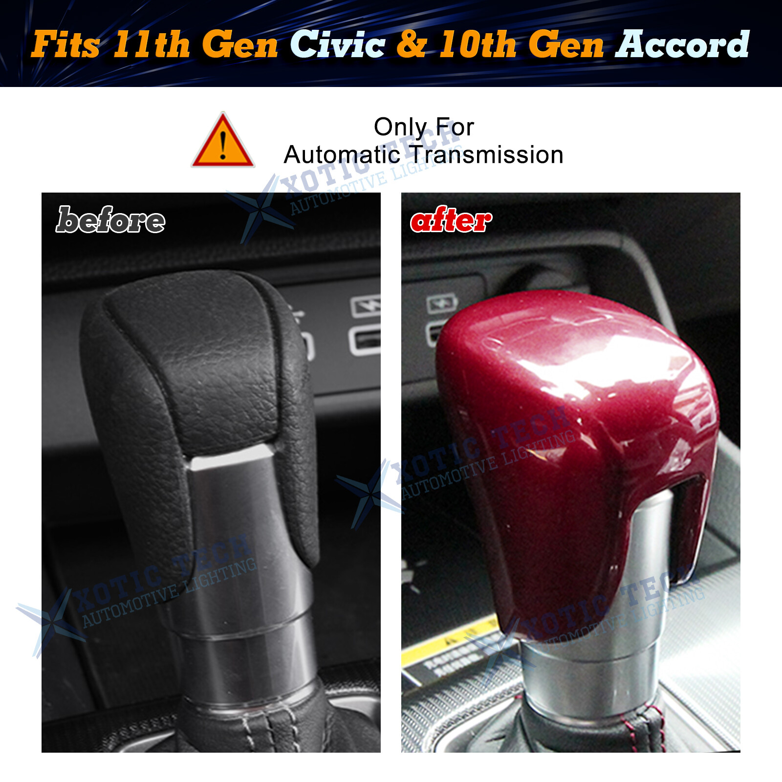 Sporty Red Interior Car Trim Decor Cover Accessories For Honda Civic 11th 2022+